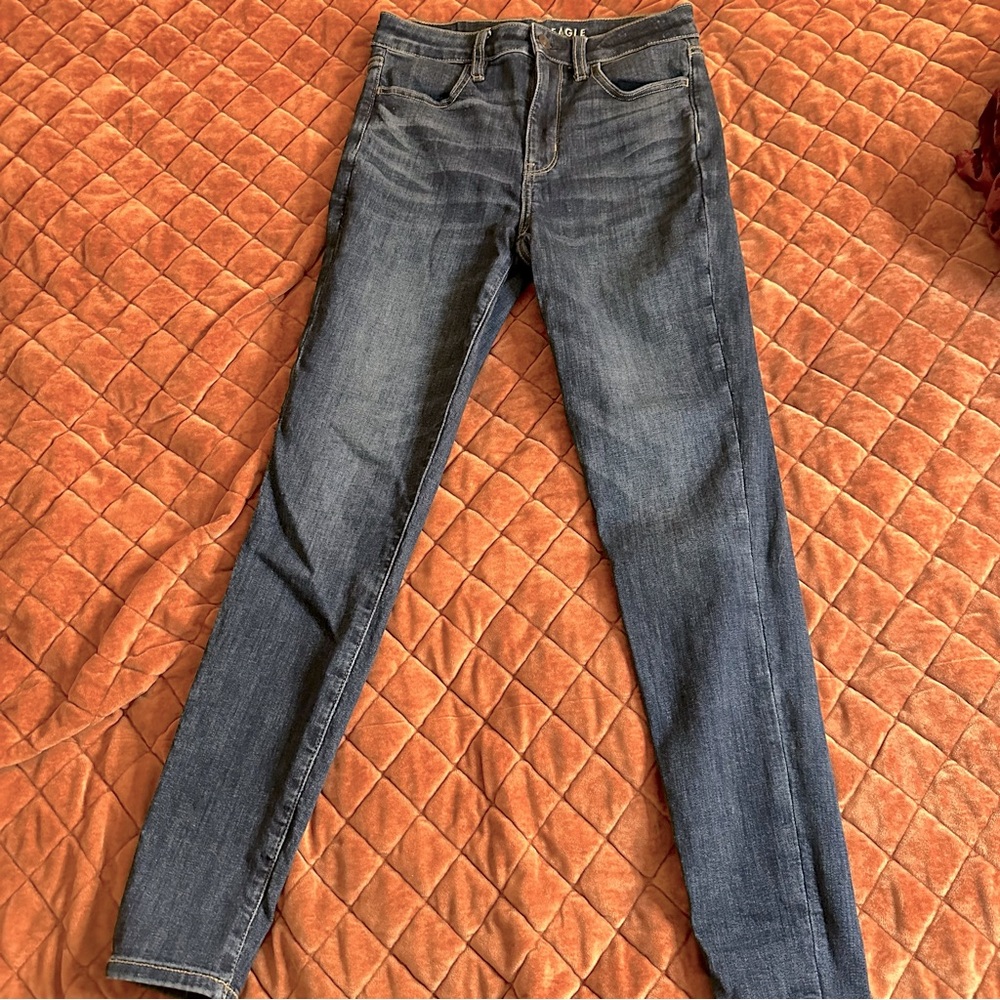 American eagle next level stretch super high rise jegging
